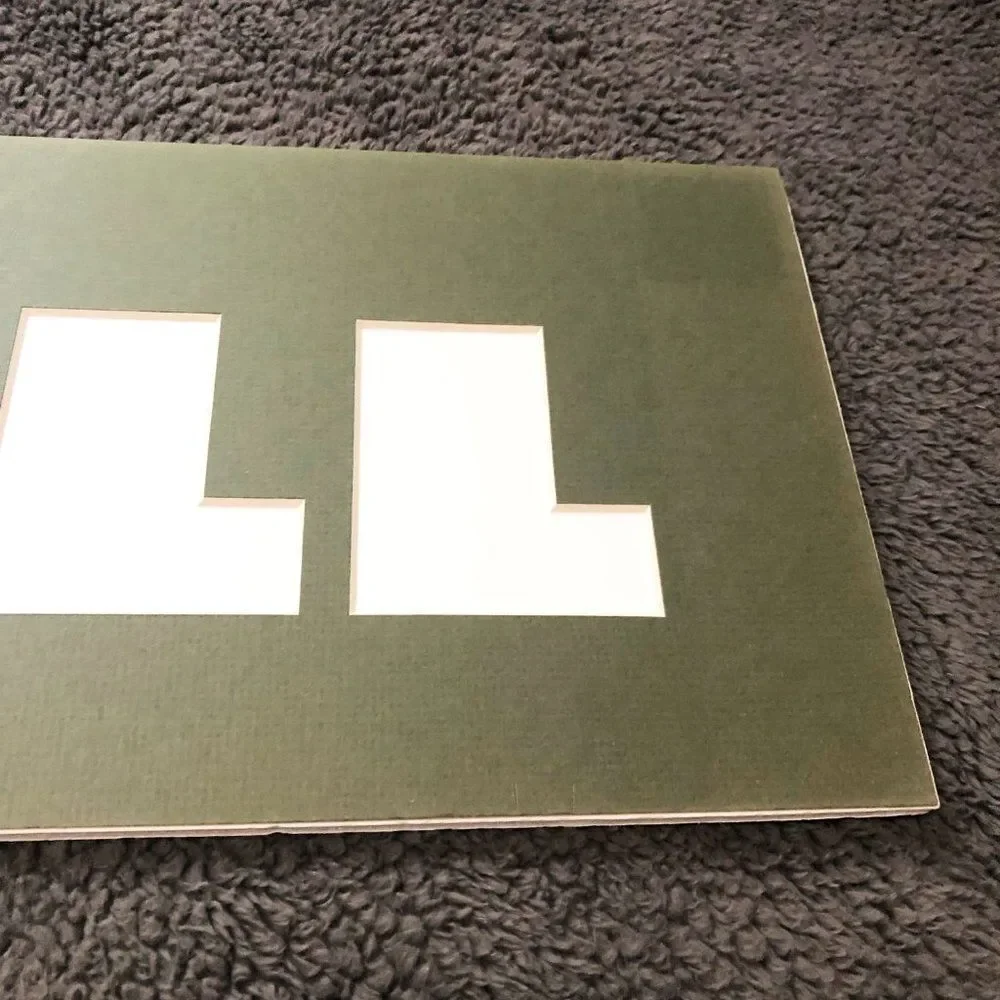 7x28 Olive‎ Green Football Photo Mat